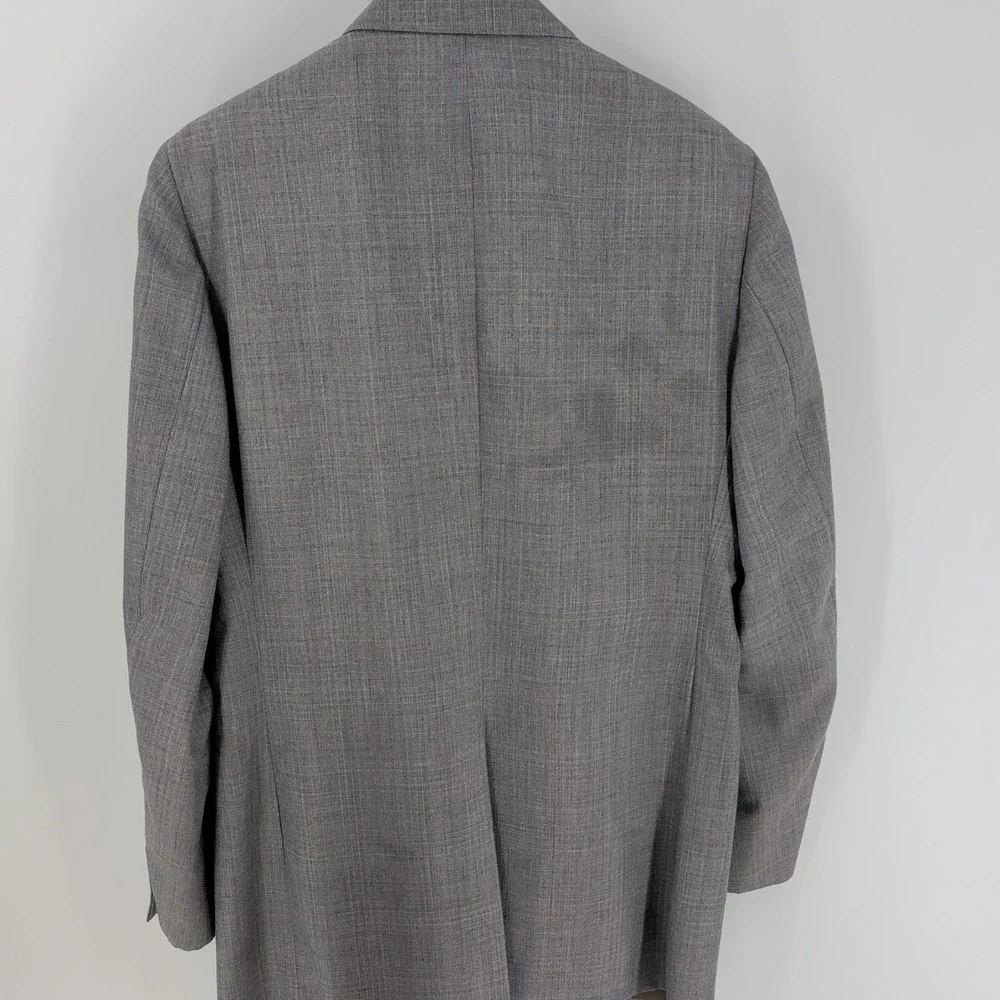 Ambassador Suiting Two Button Front Notch Collar Sport Coat Blazer‎ Gray Sz 36S